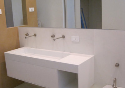 lavabo bagno corian moderno