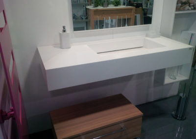 lavabo bagno corian minimal